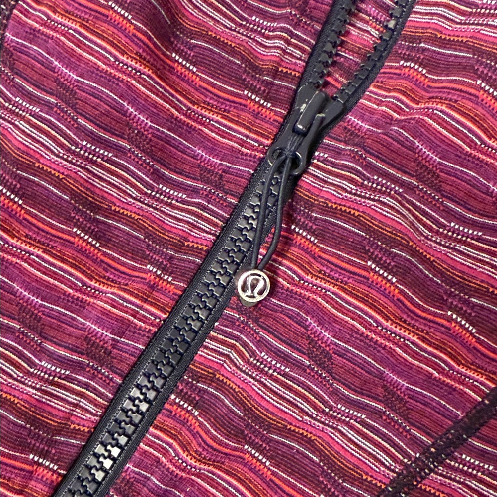 lululemon athletica Purple Striped Jacket - Picture 3 of 5